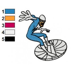 Frozone Incredibles Embroidery Design
